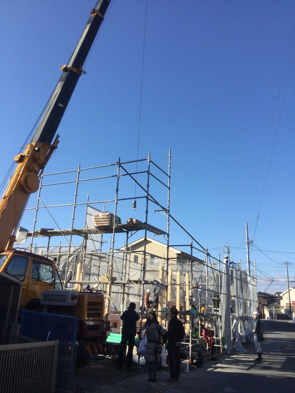 棟上 三重県四日市 鈴鹿市の平屋注文住宅はひさともの家